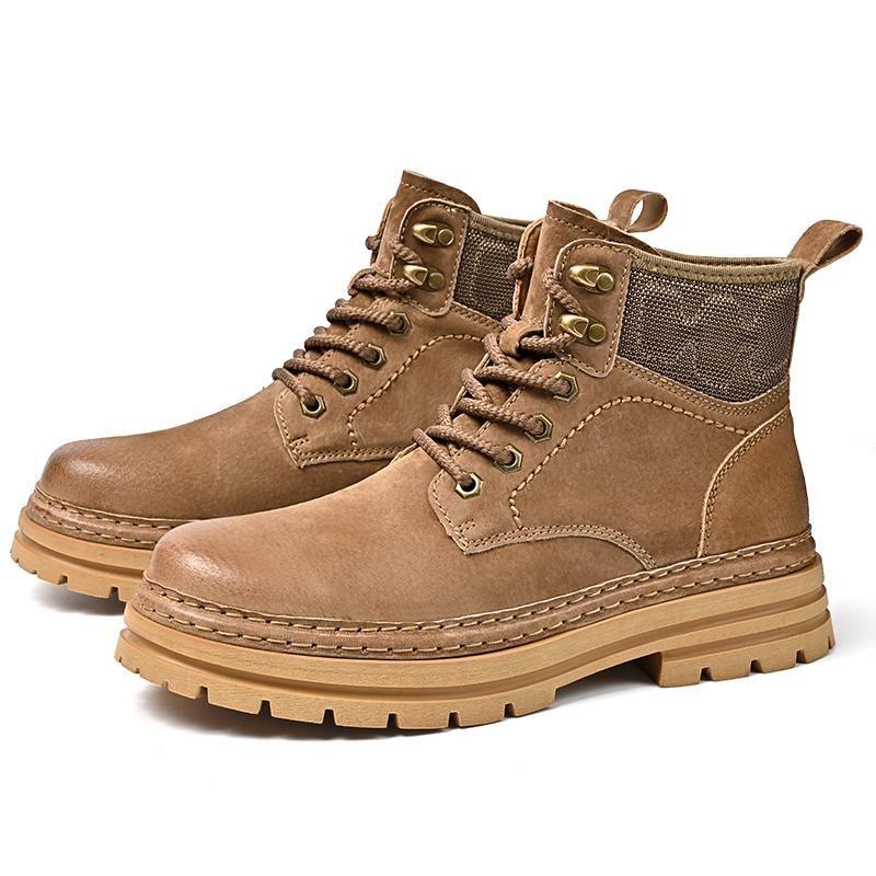 

New autumn and winter boots Trendy men s minimalist brand styles Daily office Casual party High quality outdoor shoes Adult New Comfortable Soft Sole 43