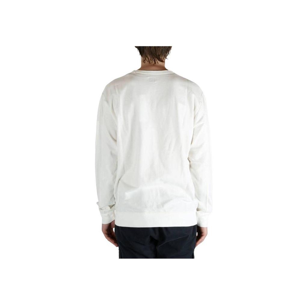 C.P. Company Long Sleeve Crew Neck Solid Color Sweatshirt Men Sweatshirt RCCMSS711A002246G103