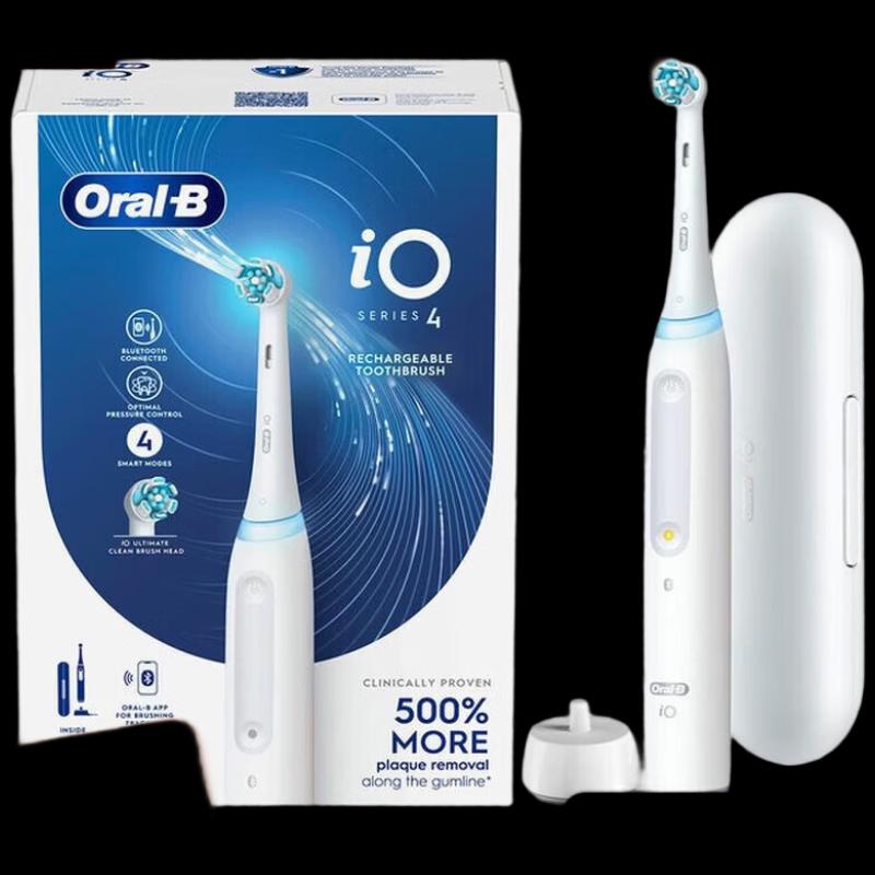 Oral-B iO Series 4 Rechargeable Electric Toothbrush White