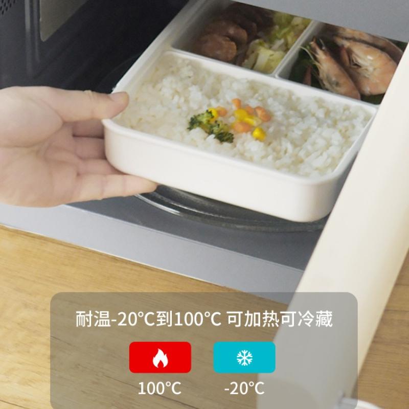 Mehrzweck-Lunchbox Aufbewahrungsboxen Mikrowellengeeignet Hitzebeständiger Kunststoff Lebensmittel Obst Lagerung Versiegelungsbox Tragbare Bento-Boxen