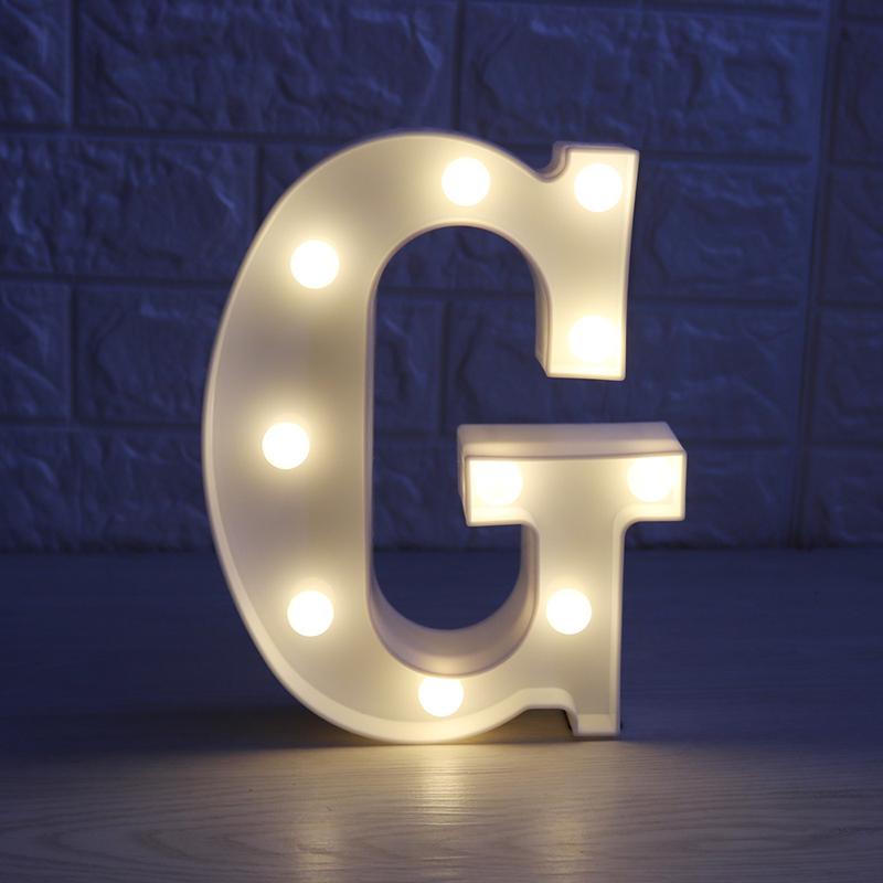 LED Marquee Letter Character Lights A - Z Alphabet Light Up Sign Decor