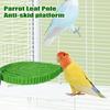 Parrot Leaf Standing Rod, - , Suction Cup, Grinding Claws, Resin Perching Station Poles