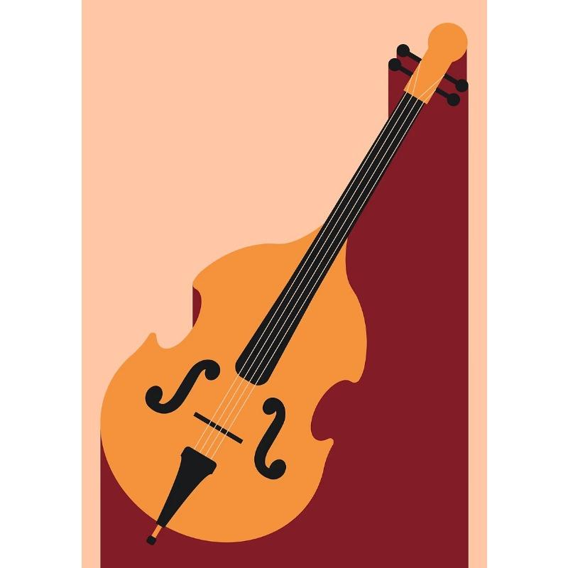 Abstract Creative Violin Instruments Elements Art Postersmurals Canvas Prints Music Classrooms Bedrooms Room Home Decoation