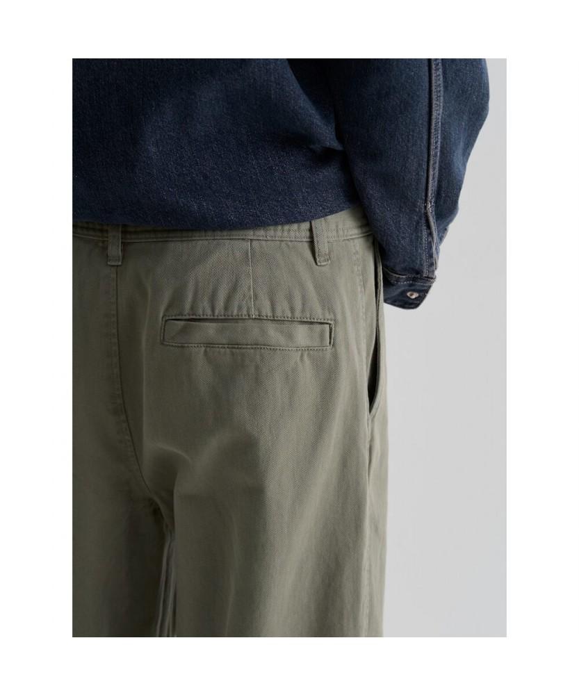 8seconds Garment Dyed Wide Tapered Fit Pants Khaki