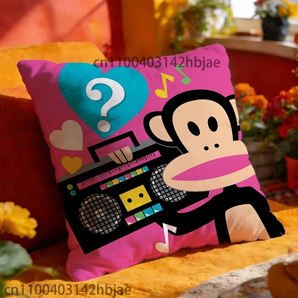 Monkey P-PaulS F-Frank Pillowcases Bedroom Living Room Sofa Home Decor Polyester Cushion Cover with Zipper