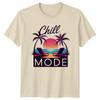 Chill Mode Beach Palm Trees Travel Unisexs TShirt Unisexs Tee Graphic Top