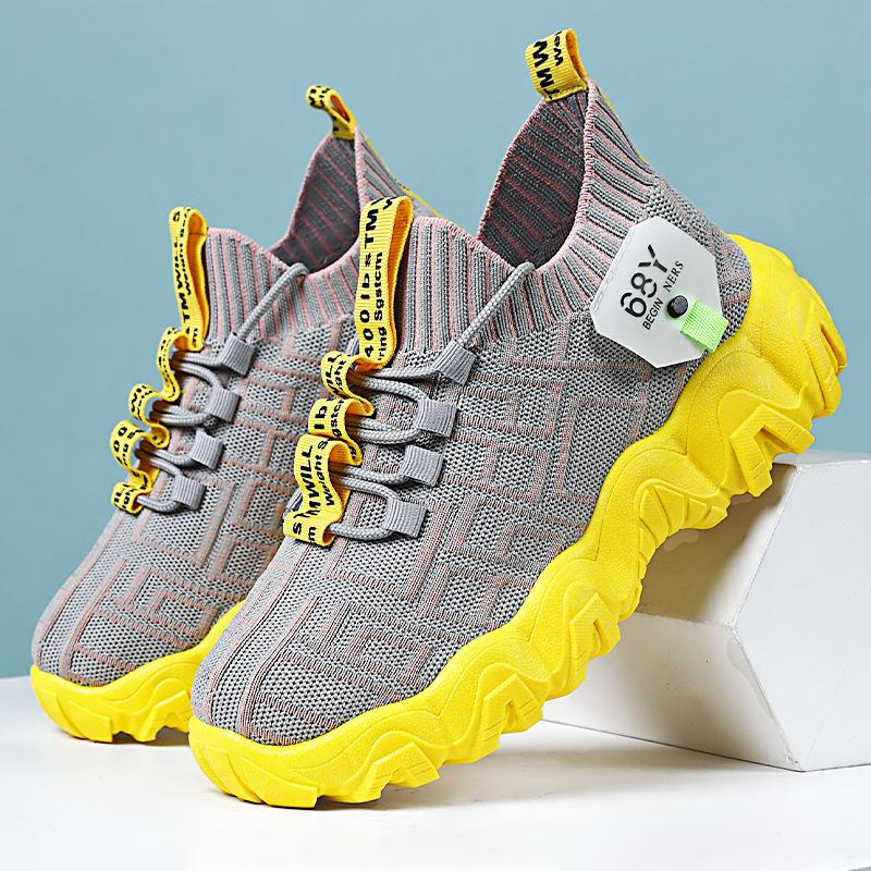 Shoes Women's Casual Shoes Breathable Mesh Shoes Soft Sole Comfortable Single Shoes Fashion Flying Weaving