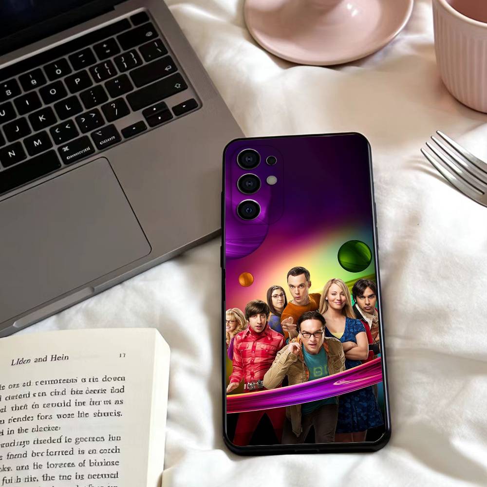 

TV The B-Big Bang Theory Phone Case For Samsung S25,24,23,22,30,21,10,9,Ultra,Plus,Lite,FE,4,5 G Soft Black Case Samsung S25