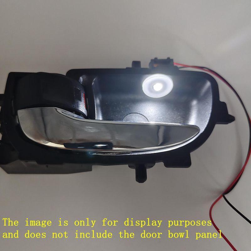 4pcs white light bright 12V Car door bowl light concealed tallation door handle light LED