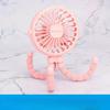 Baby Stroller Fan Hand Held Rechargeable USB Bladeless Small Folding Fans Mini Ventilator Silent Table Outdoor Cooler Neck Fan