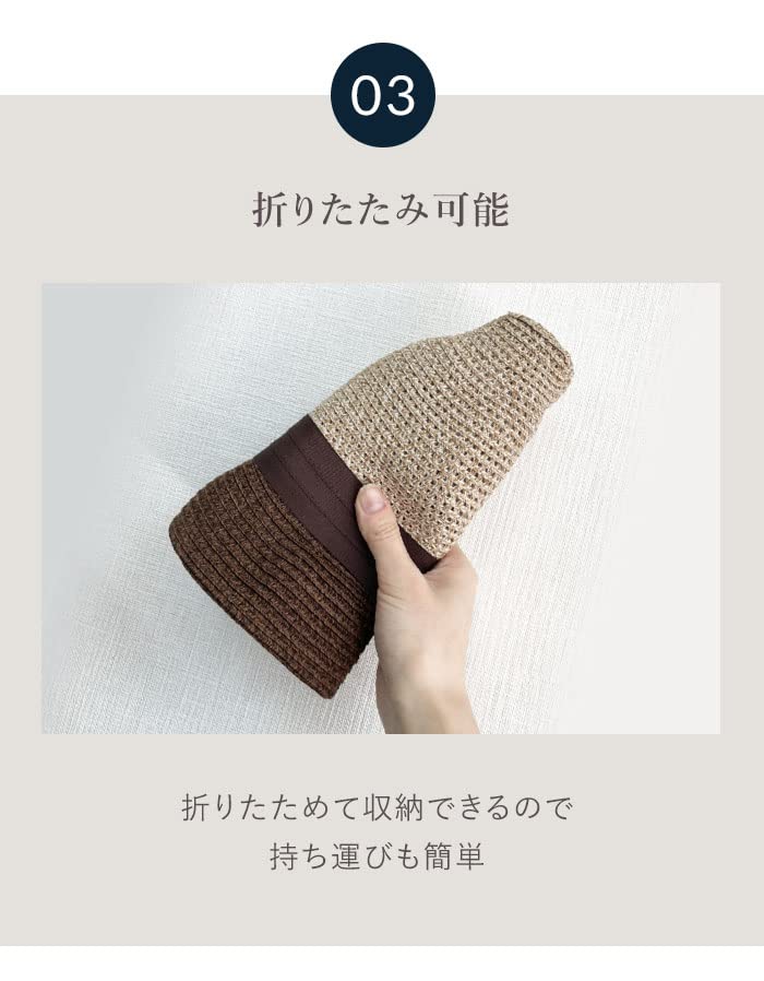 MY Washable UV British UV Blemish Machine Washable [KISS LIFE] Men's Two-Tone Hat, Style, Men's Hat, Protection, Prevention, (L, Navy) (kml800622b2)