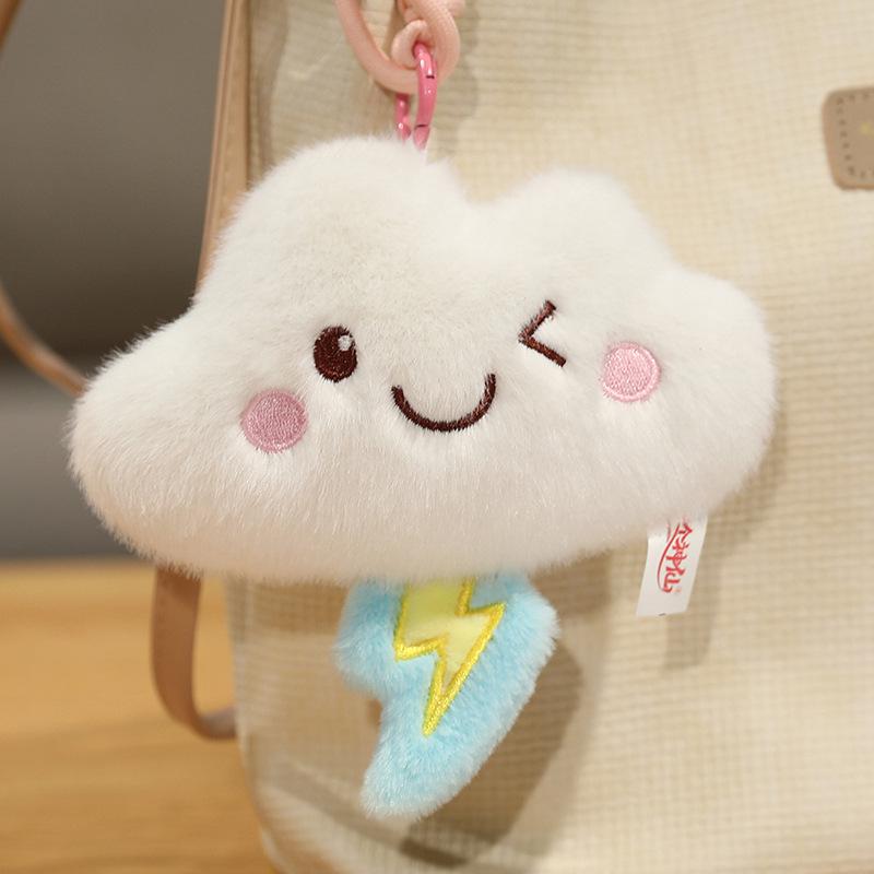 Creative Weather Series Doll: Cartoon Sun, Cloud, and Thunderstorm Plush Toy Souvenir