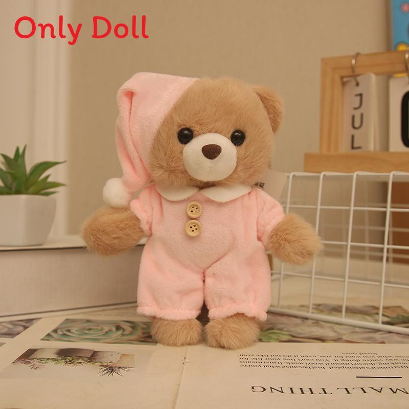 Plush Bear Keychain With Sleepwear Design For Kids And Adults