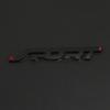 1Pc Car Accessories Sticker Styling Metal 3D Chrome Black Auto Car Trunk Racing Sport Word Letter Logo Emblem Badge Decal Sticker