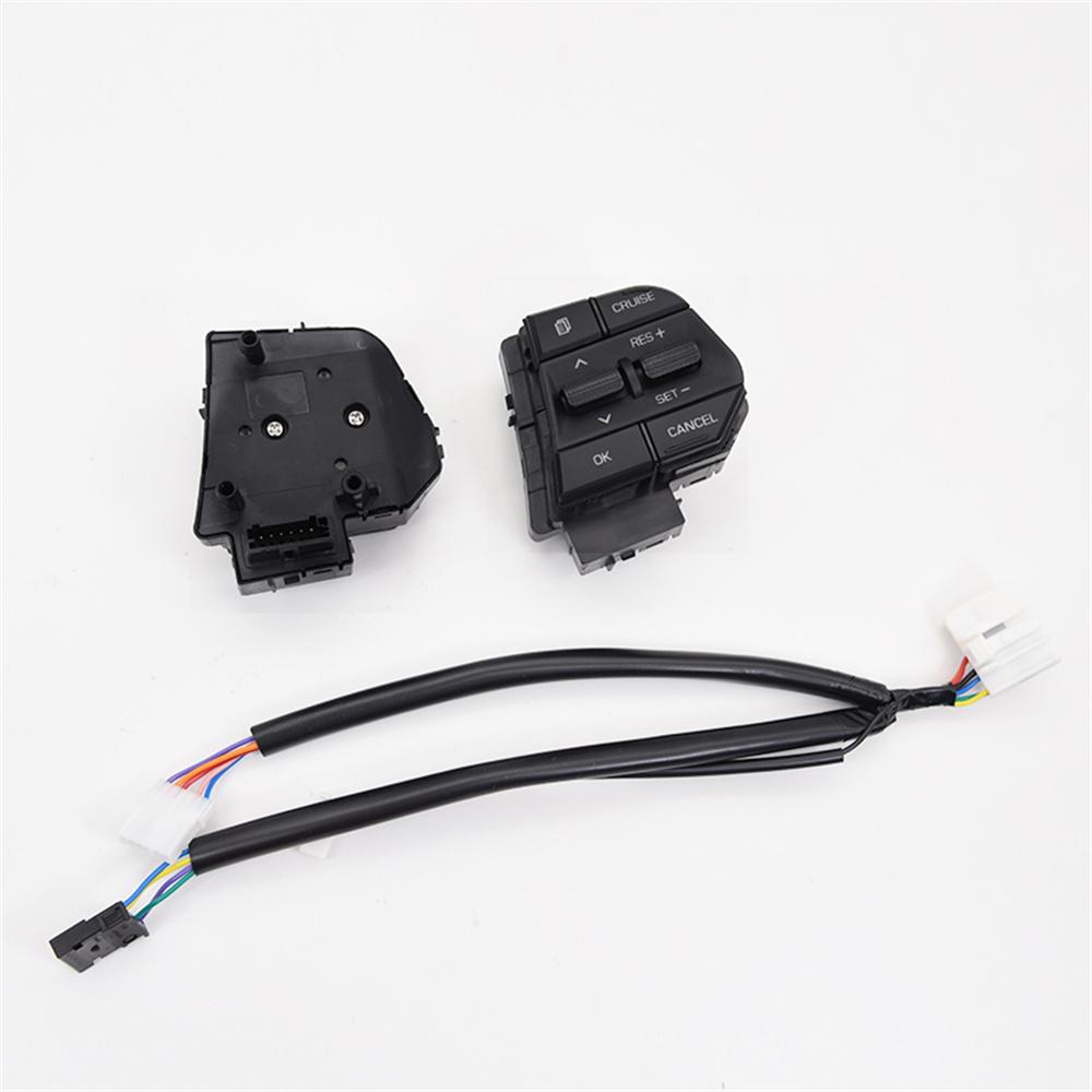 Left Right Steering Wheel Switch w Wire Harness For Hyundai Sonata 2.4 2015 2016