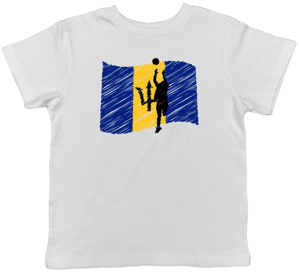 Barbados Netball Boys Girls Kids Childrens T-Shirt 140