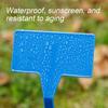 5 Pcs Plant Tags Reusable Plastic T Shape Plant Labels Plant Markers Inserted Cards for Flower Bed Garden Nursery Outdoor Gardening