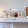 Rotating Labubu Plush Figurine Display Box and Stand