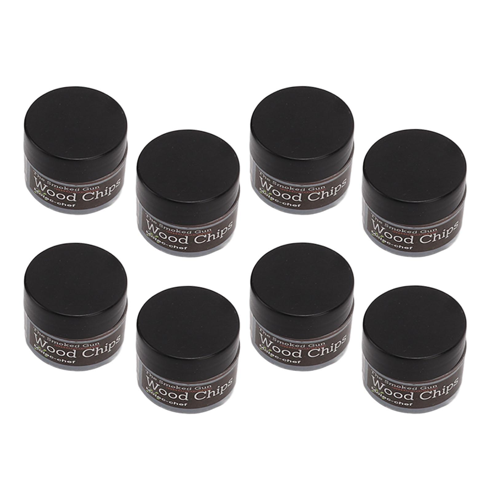 

8 коробок/набор Набор для копчения коктейлей Щепа для копчения виски Деревянная щепа Щепа для копчения Опилки для напитков