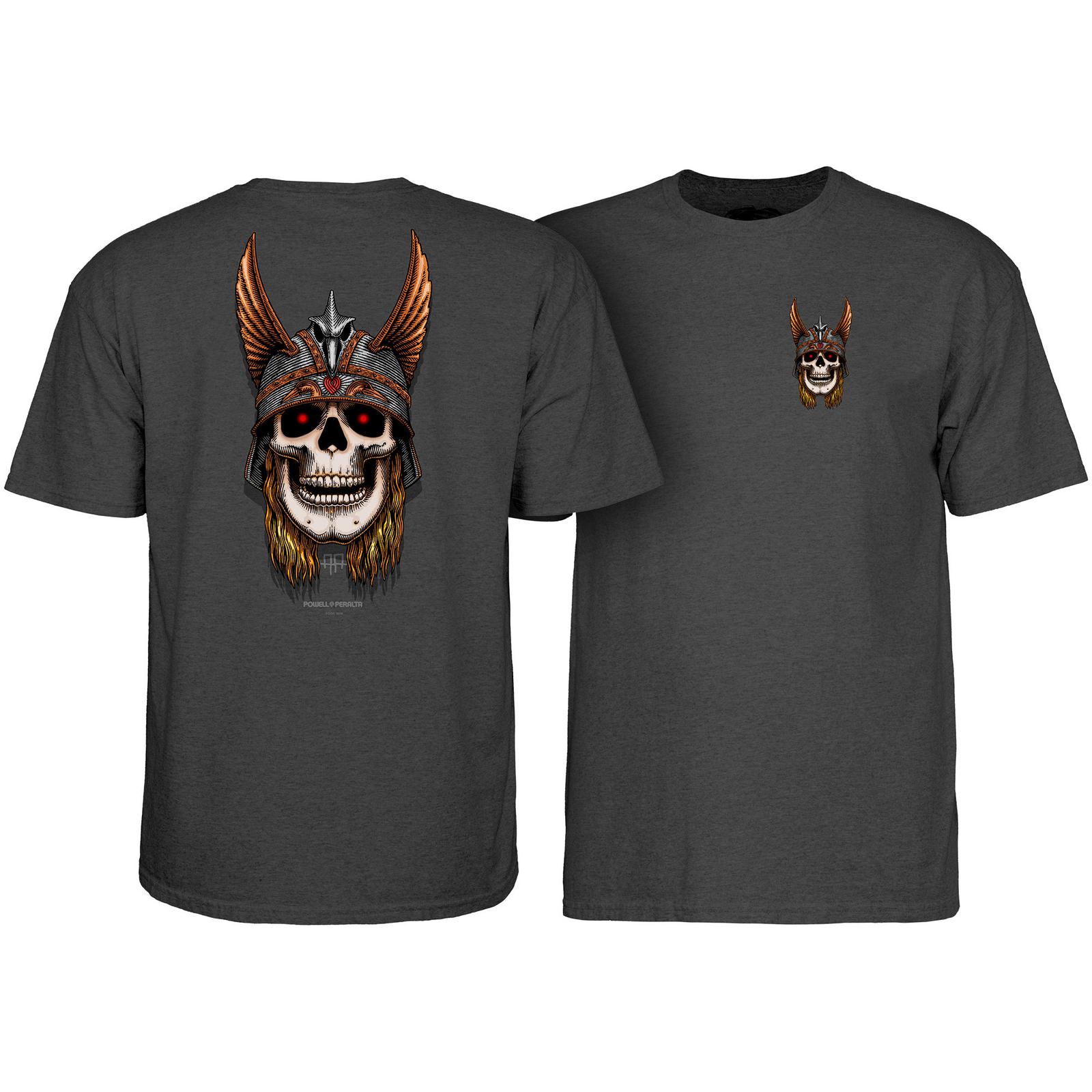 Powell Peralta Skateboard Shirt Andy Anderson Skull Tweed S