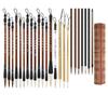 24Pcs Calligraphy Brush Pen Chinese Painting Brush Antithetical Couplet Writing Brush for Beginner Artist Adult Kid