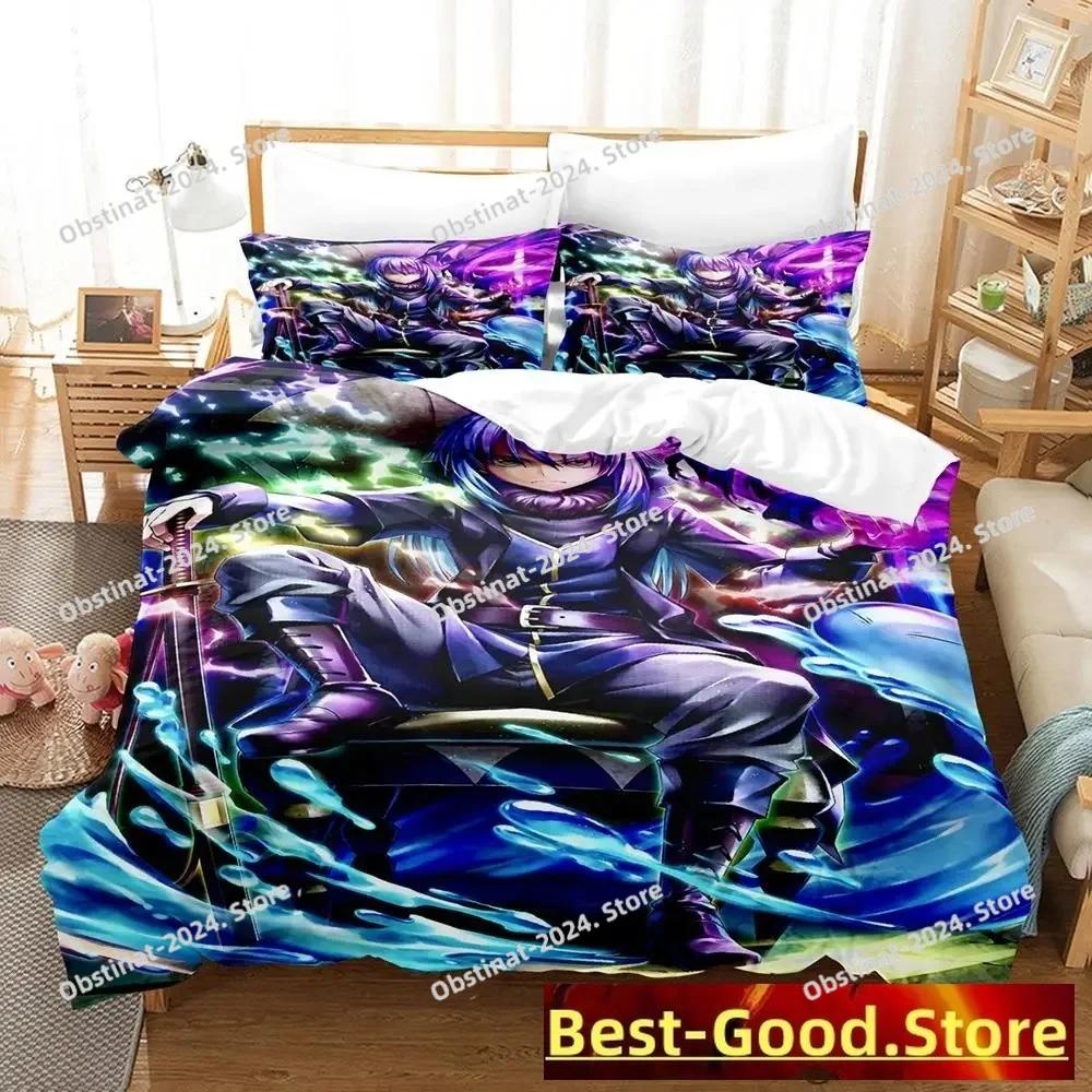Rimuru Tempest Bedding Set Single Twin Printed Bed Set With Pillowcase Bed Duvet Cover Single Double Queen Super King Size