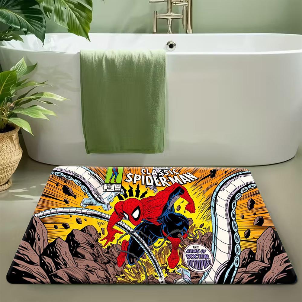 Authorized MARVEL, 1pc, Floor Mat, Designed with Themes of Superheroes And Classic Film Heroes, Available In Multiple Sizes, S