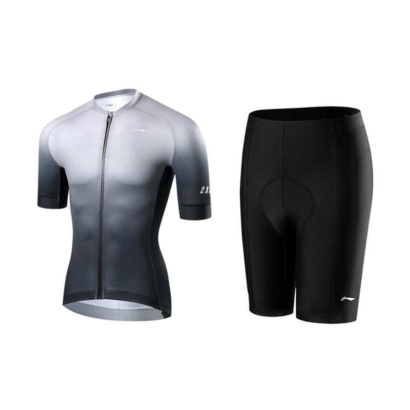 Li Ning Cycling Suits Men s Crew Neck Moderate LNQX057+ XL