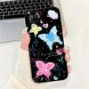 Pour Realme 8 5G Belle Coque de Téléphone Imprimée Fleurs Papillons Pour Realme V13 5G Realme8 RMX3241 Coques Souples en Silicone Gel
