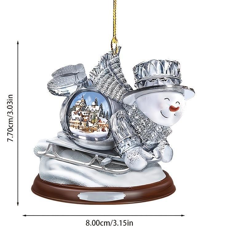 Acrylic Playful Car Decor Quirky Cartoon Hanging Ornament Versatile Bag And Home Use