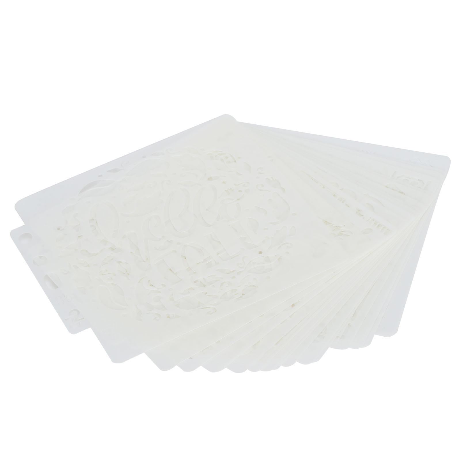 16Pcs Mandala Template Painting Drawing Stencils DIY Making Mold Set Art Craft Supplies