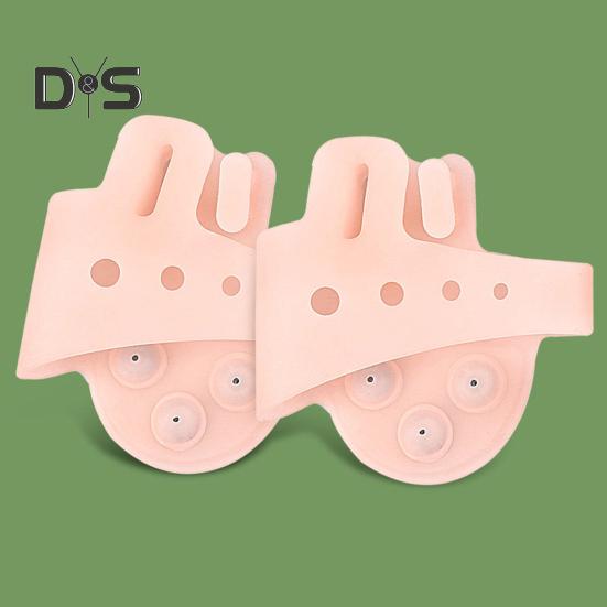 1 Paar Zehentrenner aus Silikon für Frauen, Zehenspreizer, Pads zur Linderung von Fußschmerzen bei Ballenzehen, Plantarfasziitis, atmungsaktiv, rutschfest, unterstützend, für den Ballen