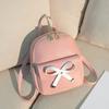 Cute Women Mini Backpack Fashion Shoulder Bag Sweet Big Bow-knot Backpack  Travelling