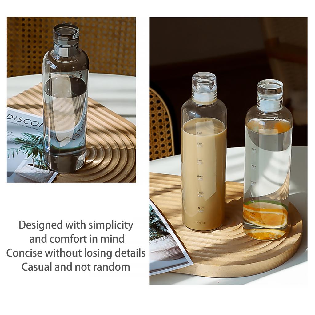 Crystal Glass Cup High Temperature Resistance High Borosilicate Glass Time Scale Cup