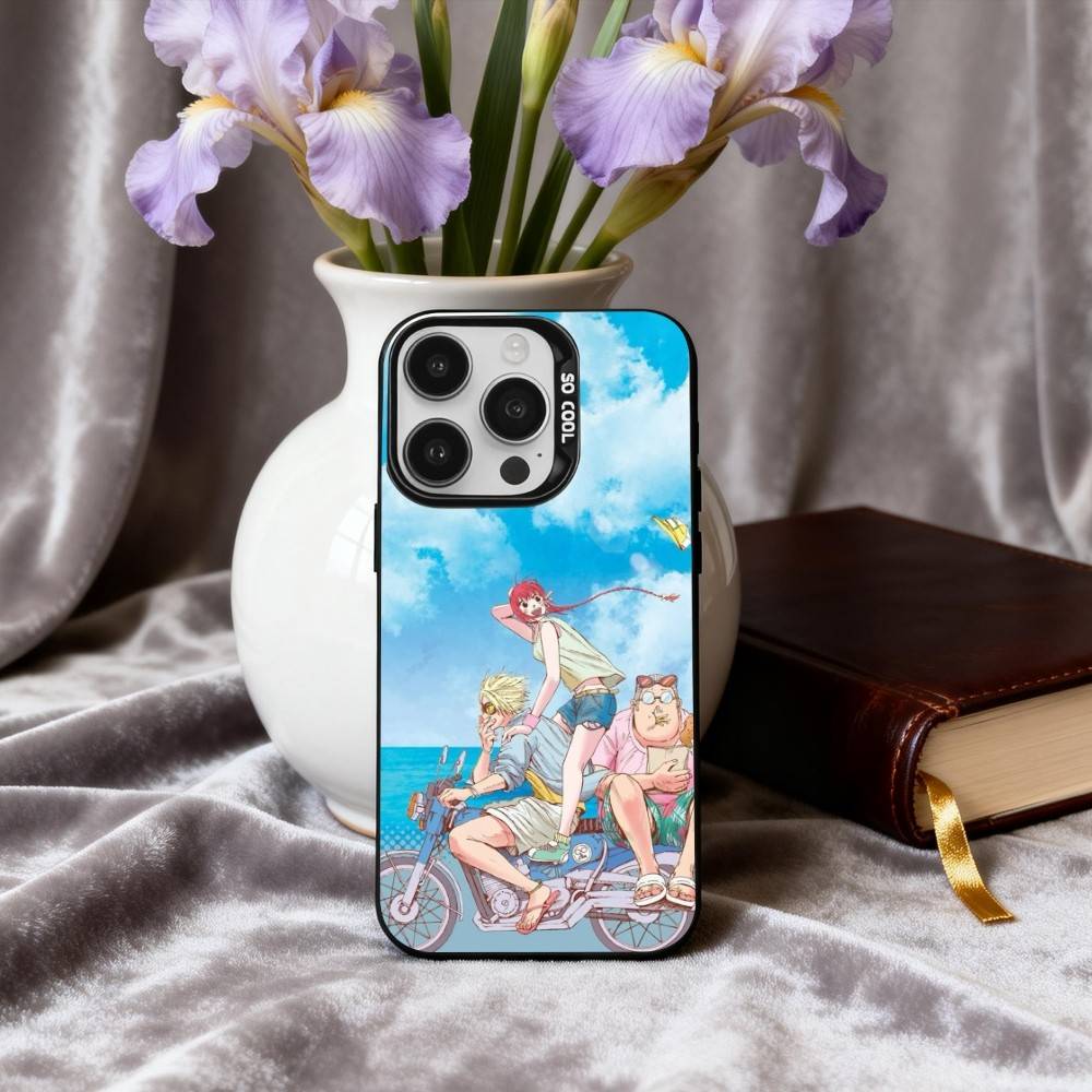 Anime S-Sakamoto-O D-Days Phone Case For iPhone17,16,15,14,13,12,11 Plus,Pro Max Candy Silver Plated Inside Cover