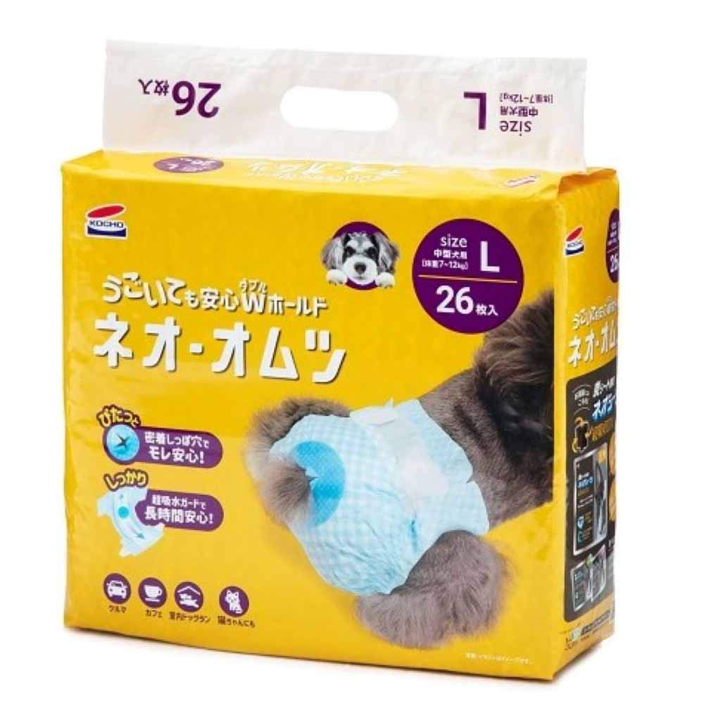 Neo Diapers L 26 diapers per pack Neo-LuLife (for medium-sized dogs), (single pack)