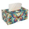 Wooden 5D Diamond Painting Tissue Holder Diamond Decorative Tissue Box Wooden Diamond Painting Tissue Box for Living Room Decor