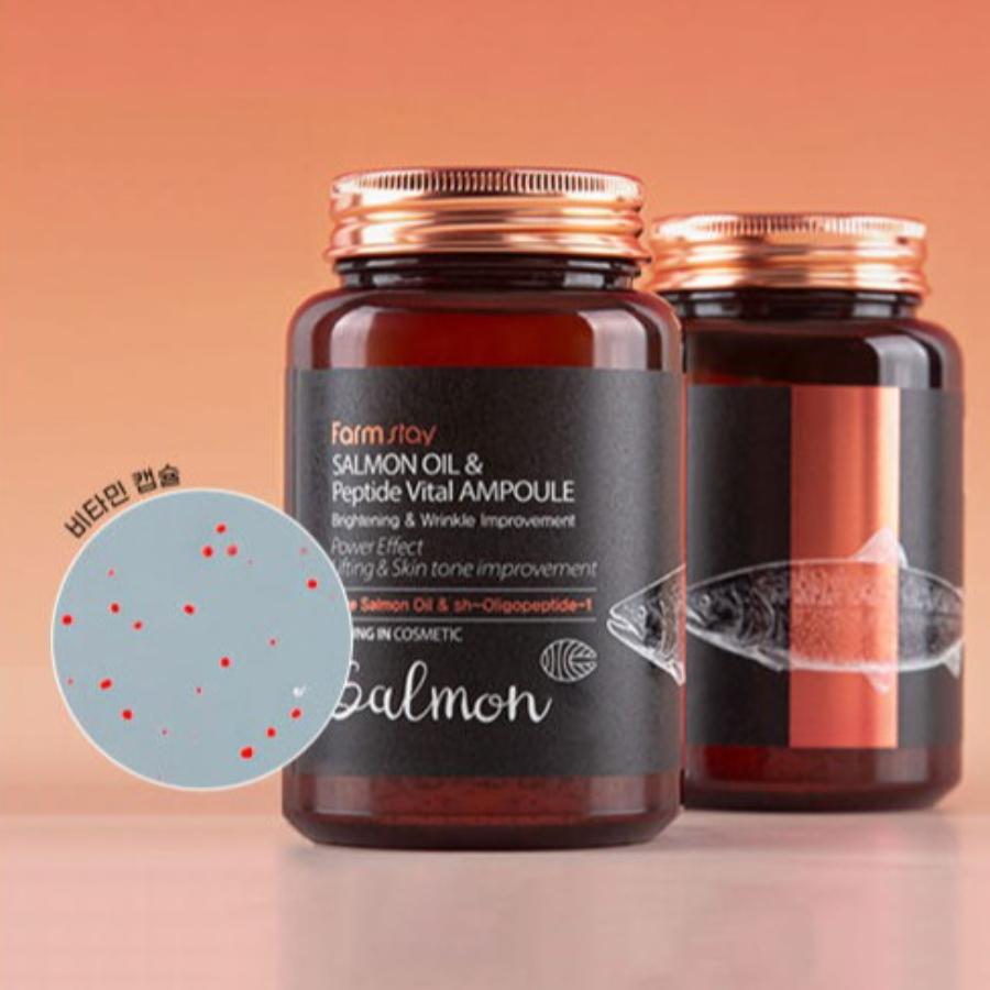 FARM STAY Salmon Oil & Peptide Vital Ampoule 250ml