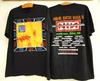 Camiseta Unisex Preta de 2 Lados Nine Inch Nails NIN World Tour 1994 dos Anos 90