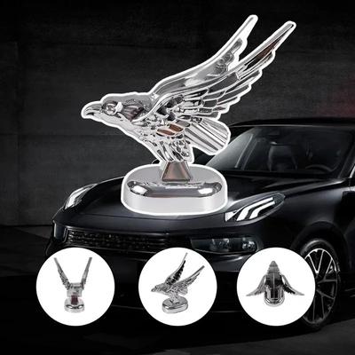 Car Front Hood Eagle Ornaments 3D Stereoscopic Spreading Wings Eagle Decoration Automatic Dashboard Modification Accessories
