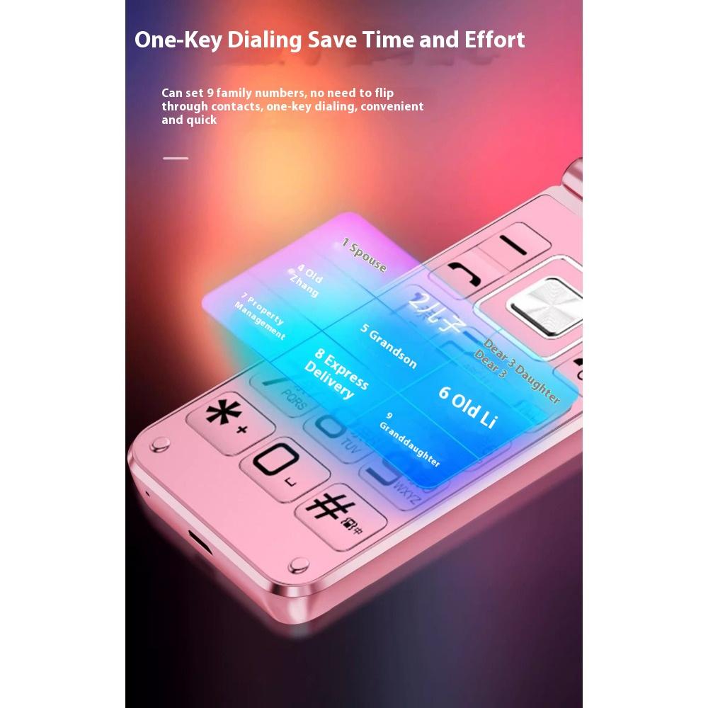 Full Netcom 4G Flip Old Man Machine Old Man Mobile Phone Non-smart Phone Long Standby Large Screen 5g Card