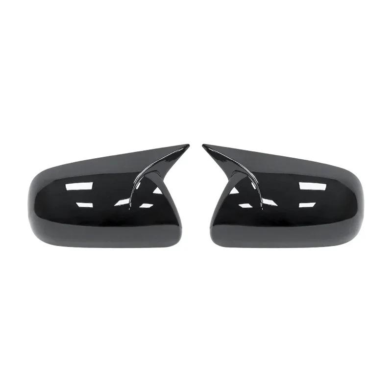 

For Toyota Corolla 2007-2013 Car Rearview Side Mirror Cover Wing Cap Exterior Door Rear View Case Trim Carbon Fiber