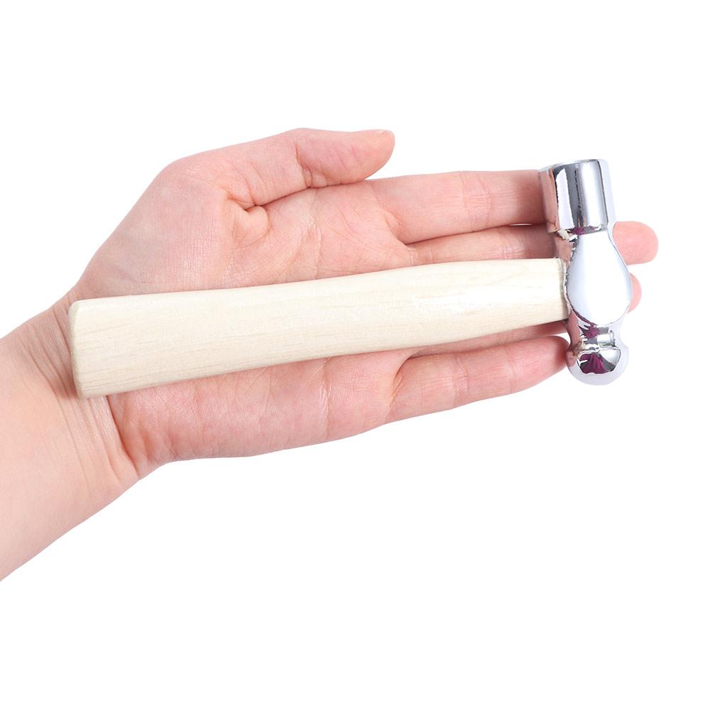 Rundkopf-Handhammer Holzgriff Kugelhammer Doppelkopfhammer Holzbearbeitung