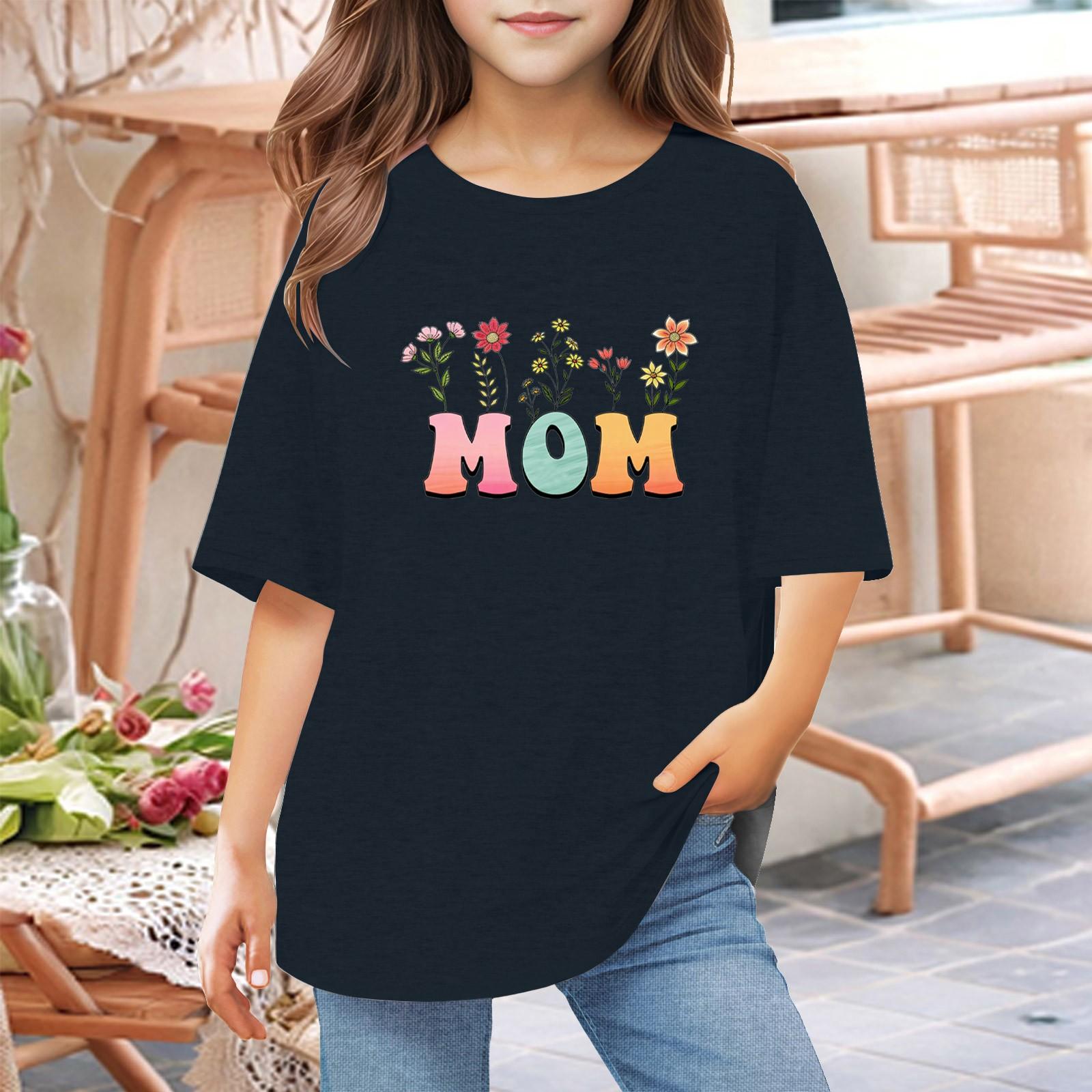 

Футболки для малышей, девочек и мальчиков, детские футболки с короткими рукавами и принтом для мальчиков и девочек 1-12 лет 130 тёмно-синий