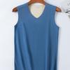 Men's Two-Tone Seamless Thermal Fleece Vest - Slim Fit, Cut-to-Fit, Fleece-Lined Base Layer