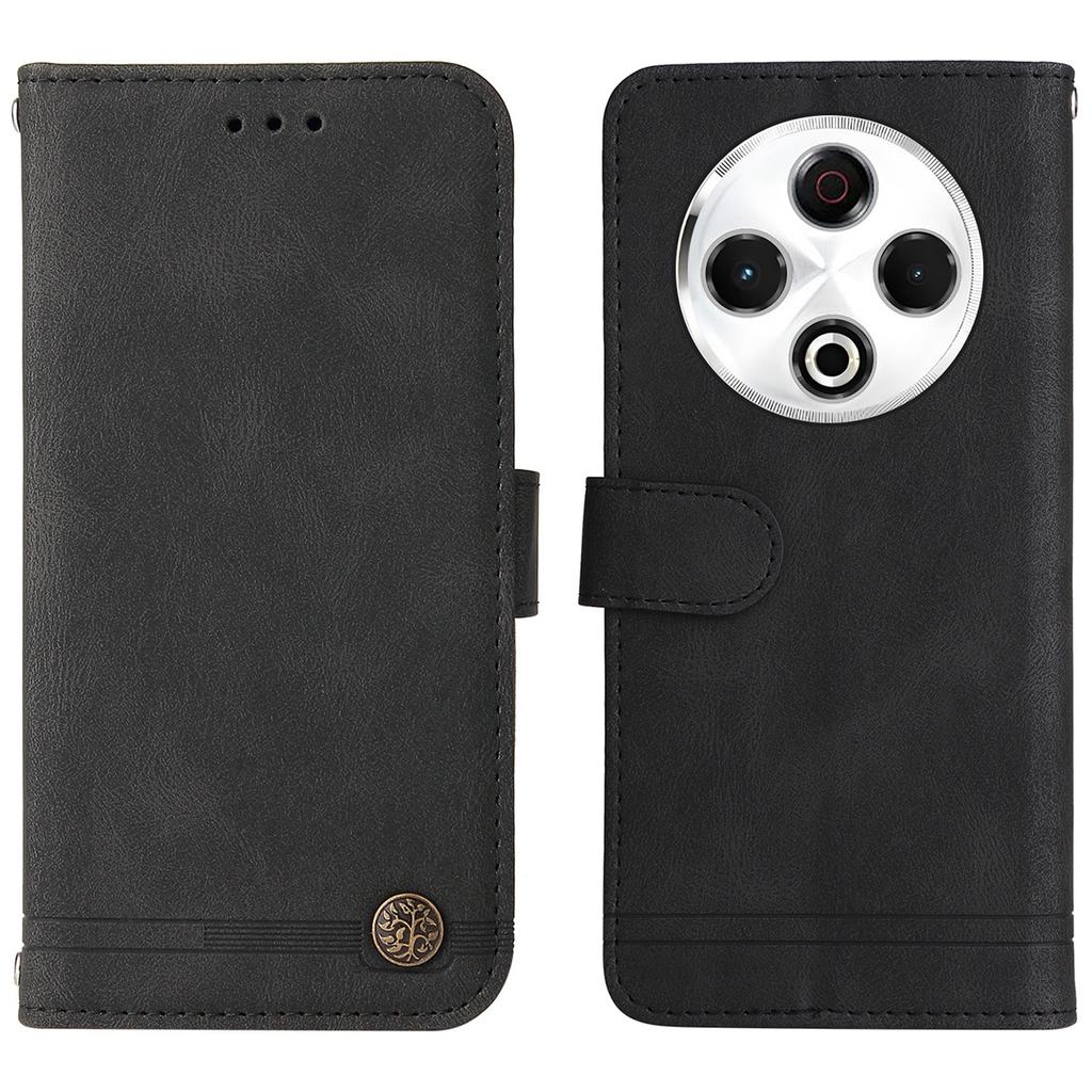 For TECNO Spark 30 4G Leather Wallet Cases Skin Touch Phone Cover Stand with Strap