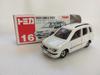 Tomica Toyota Corolla Spacio Diecast Miniature Made In with Clear Case Car, White, 1/58 Scale, No. 16, China,