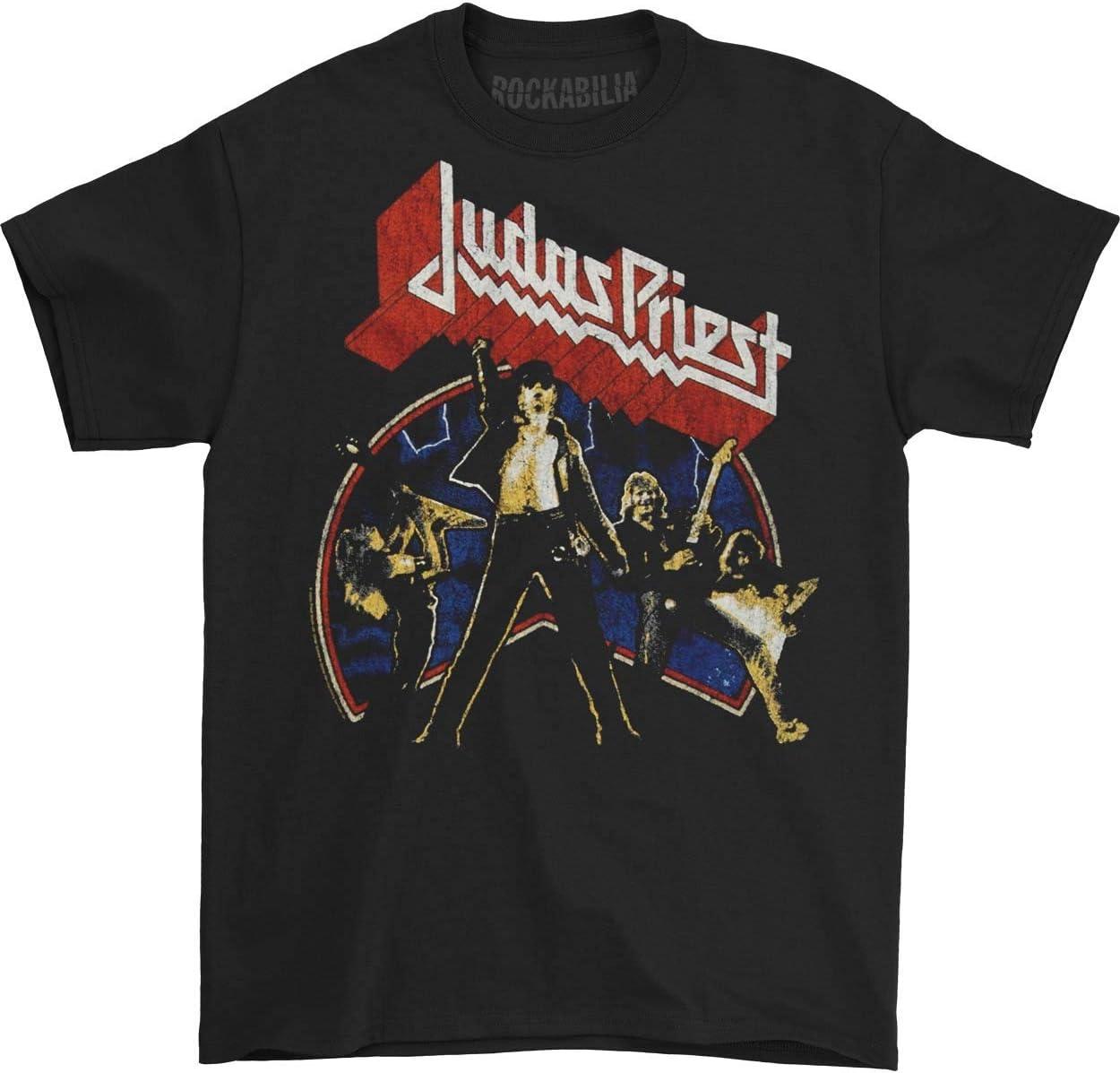 XL Black Men s Judas Priest Unleashed Version 2 T-shirt S