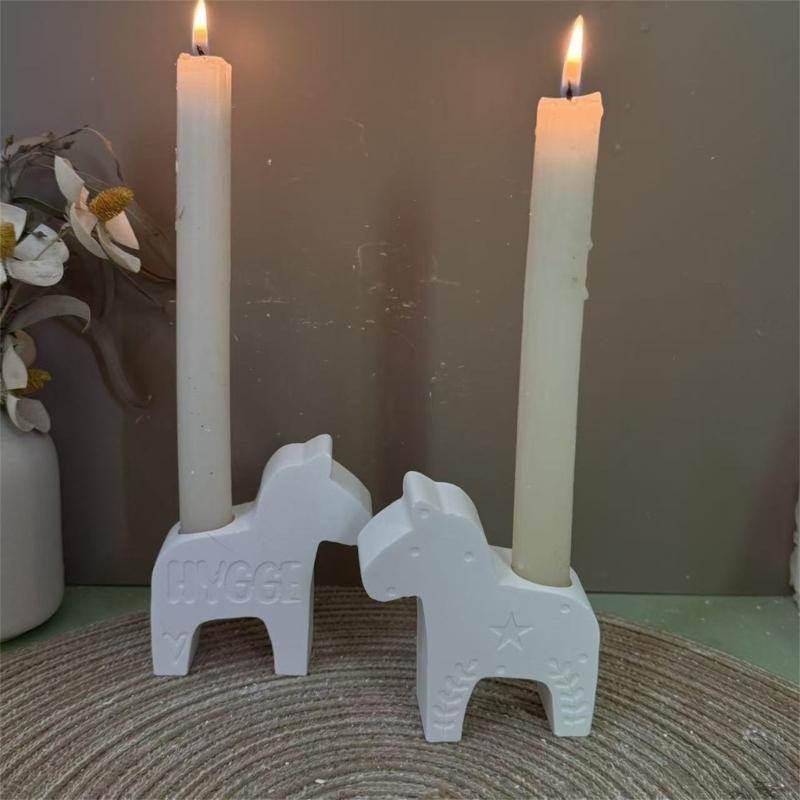 Flexible Silicone Candle Holder Mold For DIY Craft Projects Reusable Home Decoration Mould Easy To Clean And Demold