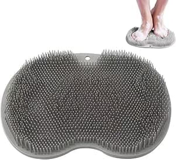 

те, кого беспокоит запах ног Устранитель запаха ног Щетка для ног Стелька для подошвы Коврик для мытья ног Мягкий дезодорант для ног Антибактериальный Для мужчин [От запаха] серый